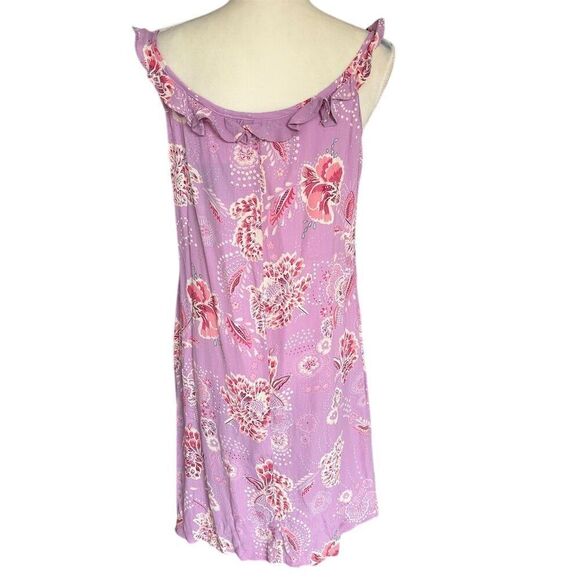 Y2K Fairycore Sacred Threads M Sleeveless Floral Knee Length Dress Multicolor - Picture 2 of 6